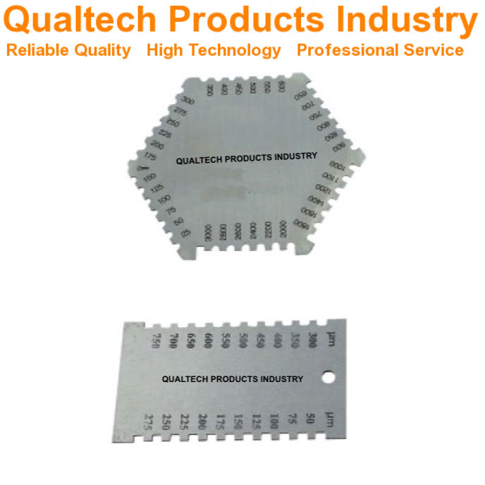 Hexagonal Wet Film Thickness Gauge